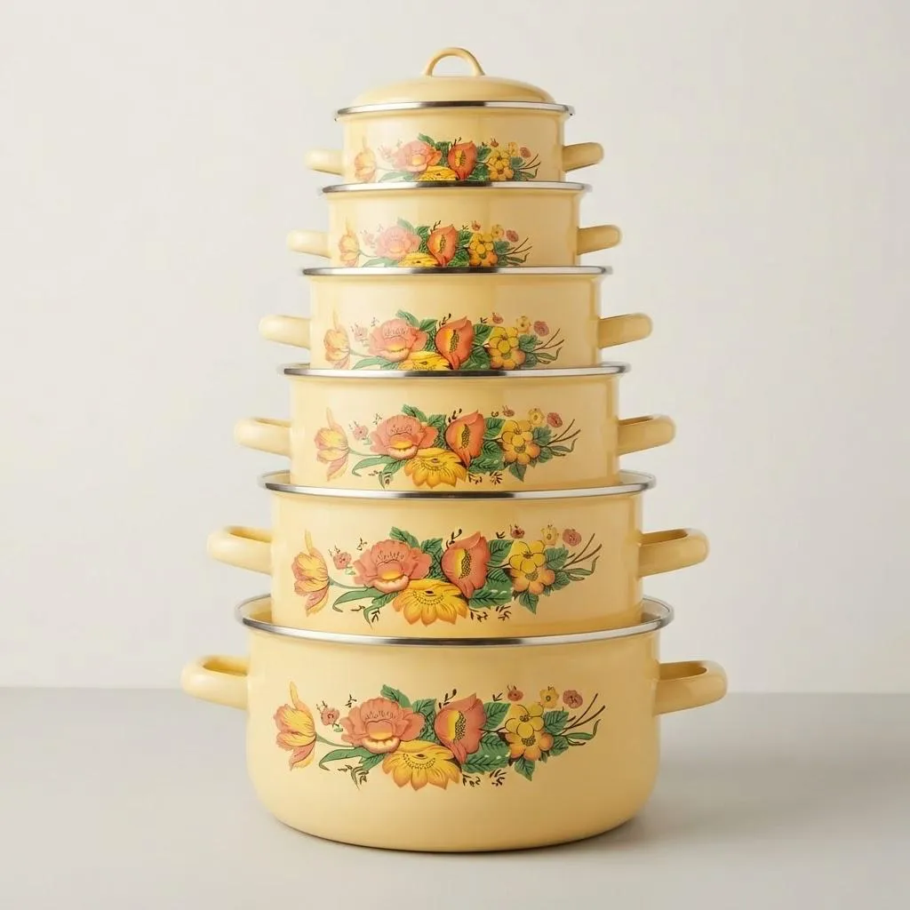 14 676ED-6 Jaune 14-24CM 6PCS