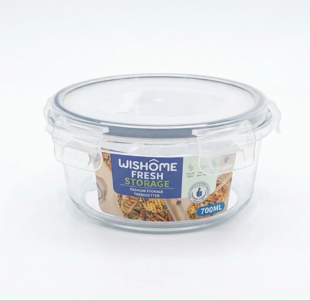 109789-0.7L 700ml Boîte à lunch ronde