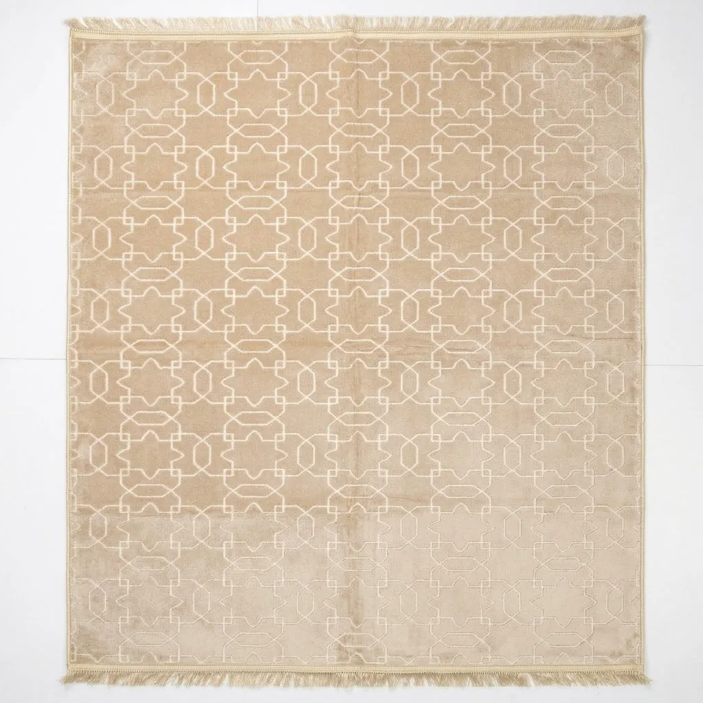 02 Tapis uni à motifs en relief 190*290
